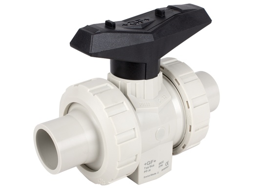 Кран шаровый d32 (уплотнение TPV, остальное EPDM) с муфтовым окончанием AQUAVIVA, Россия