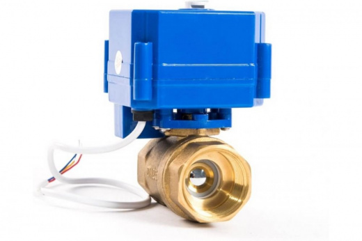 Кран шаровой тип 546, 2-х ходовой, DN: 15 мм, PN: 16 бар, присоед.: раструб под склейку d20, корпус