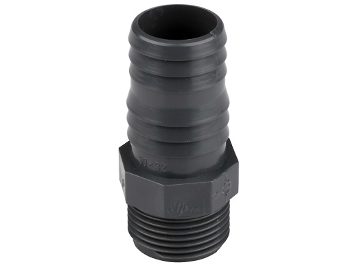 Штуцер резьбовой НР НПВХ (PVC-U) d2"x55 PN10 PLIMAT