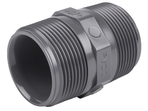 Двойной ниппель НПВХ (PVC-U) d4" PN10 PLIMAT Двойной ниппель НПВХ (PVC-U) d4" PN10 PLIMAT