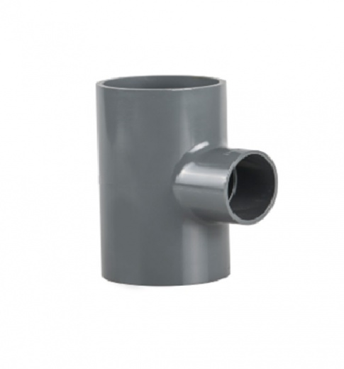 Тройник 90° редукционный НПВХ (PVC-U) d50x32 PN10 HUASHENG Тройник 90° редукционный НПВХ (PVC-U) d50x32 PN10 HUASHENG