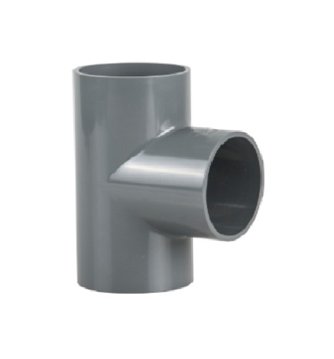 Тройник 90° редукционный НПВХ (PVC-U) d50x40 PN16 MEGA Тройник 90° редукционный НПВХ (PVC-U) d50x40 PN16 MEGA