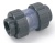 Клапан обратный с резиновой пружиной EPDM НПВХ (PVC-U) d40 DN32 PN16 TP