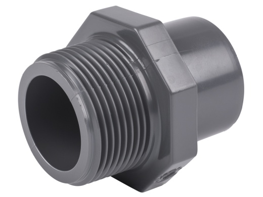 Ниппель переходной НР НПВХ (PVC-U) d12х16х3/8" PN16 TP Ниппель переходной НР НПВХ (PVC-U) d12х16х3/8" PN16 TP